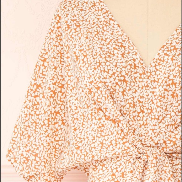 Irmy Floral Print Short Sleeve Midi Dress - Picture 6 of 6